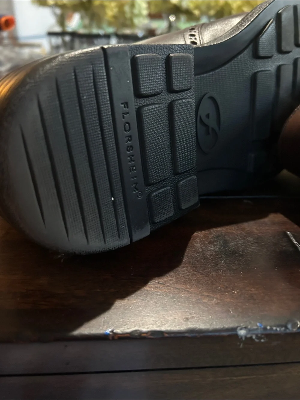 Florsheim Brown Leather Wingtip Derby Shoes